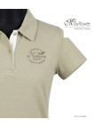 Polo Femme MAYFLOWER LEONOR3 Beige | Maille Piquée & Chic