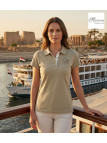 Polo Femme MAYFLOWER LEONOR3 Beige | Maille Piquée & Chic