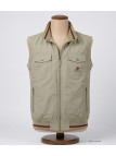 WINCHESTER WE1213B : Gilet sans manches beige ou bordeaux