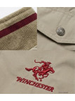WINCHESTER WE1213B : Gilet sans manches beige ou bordeaux