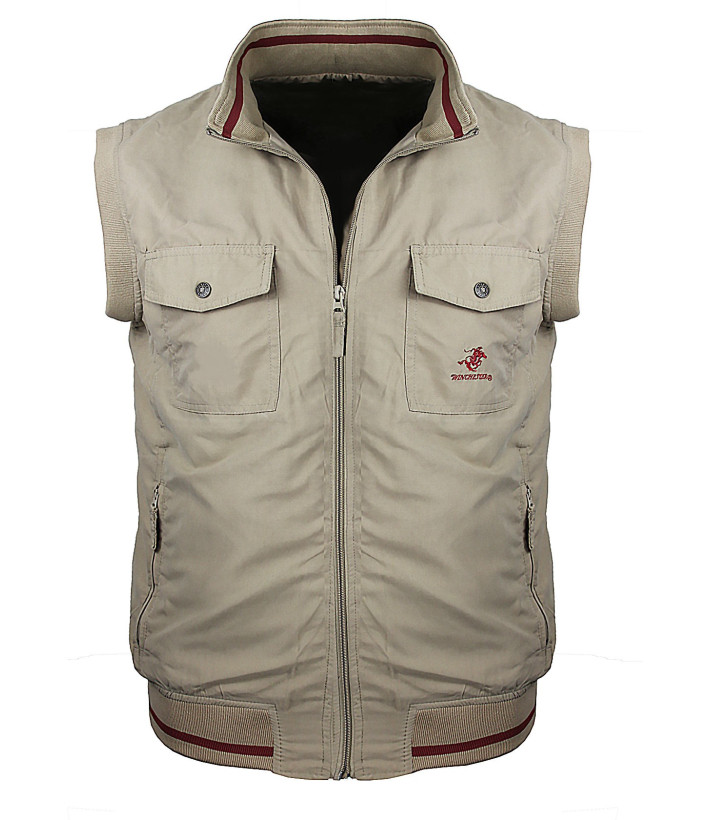 WINCHESTER WE1213B : Gilet sans manches beige ou bordeaux