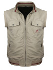 WINCHESTER WE1213B : Gilet sans manches beige ou bordeaux