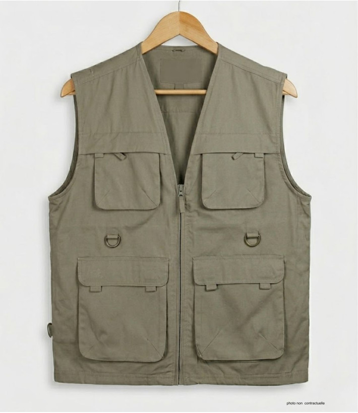 MAYFLOWER 818063U001 : Gilet sans manches 100% Coton Beige