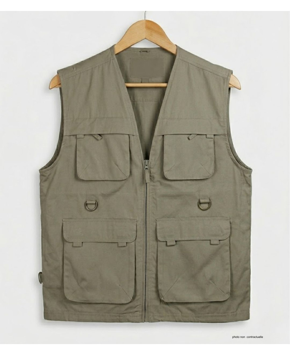 MAYFLOWER 818063U001 : Gilet sans manches 100% Coton Beige