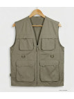 MAYFLOWER 818063U001 : Gilet sans manches 100% Coton Beige