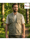 MAYFLOWER 818063U001 : Gilet sans manches 100% Coton Beige