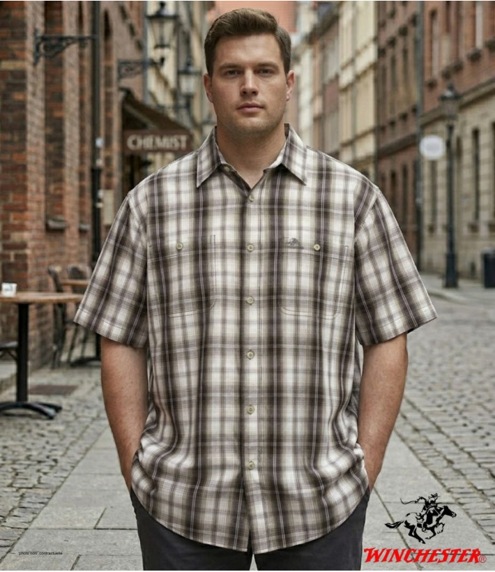Winchester TEDGTM - Chemise Homme Grandes Tailles jusqu'au 4XL
