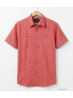 Winchester Tubac1 - Chemise Coton Corail & Détails Chambray
