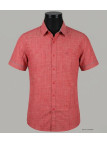 Winchester Tubac1 - Chemise Coton Corail & Détails Chambray