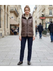 AXONE Inspiration Nature - Gilet sans manches matelassé marron