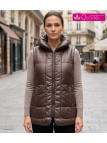 AXONE Inspiration Nature - Gilet sans manches matelassé marron