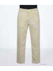 AXONE Balade - Pantalon Beige en toile gabardine stretch