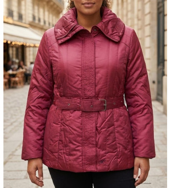 AXXANO SH1195R : Veste matelassée femme grande taille rouge