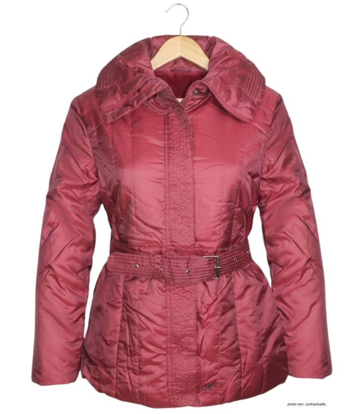 AXXANO SH1195R : Veste matelassée femme grande taille rouge