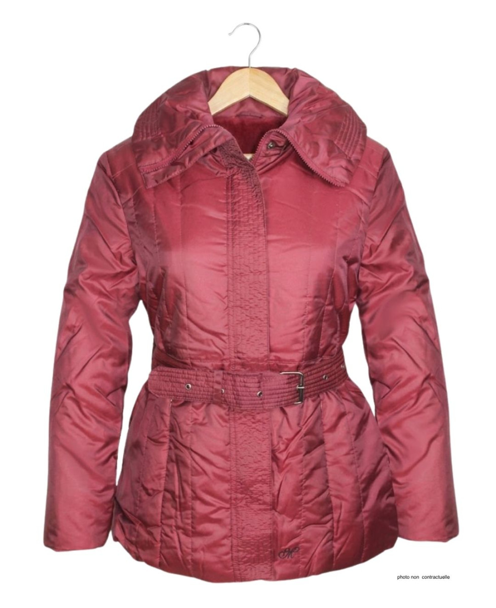 AXXANO SH1195R : Veste matelassée femme grande taille rouge