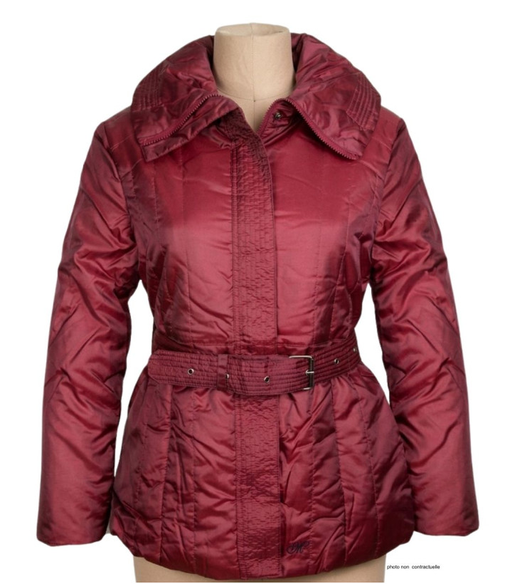 AXXANO SH1195R : Veste matelassée femme grande taille rouge