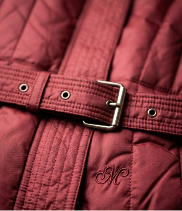 AXXANO SH1195R : Veste matelassée femme grande taille rouge