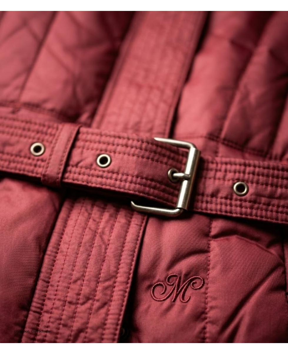 AXXANO SH1195R : Veste matelassée femme grande taille rouge