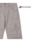 AXXANO AE1161G : Pantacourt Femme Gris 100% Coton