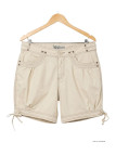 AXXANO AE1162S : Short Femme Beige Sable 100% Coton