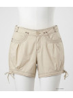 AXXANO AE1162S : Short Femme Beige Sable 100% Coton