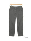 AXXANO AH1163G : Pantacourt Femme Gris Stretch Coton