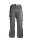 AXXANO AH1163G : Pantacourt Femme Gris Stretch Coton