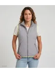 AXXANO AH1170G : Gilet Sans Manches Gris et Anis Femme