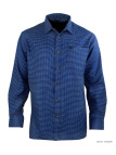 CHALLENGER TIBAULT1 : Chemise Homme Flanelle Coton Bleu Noir