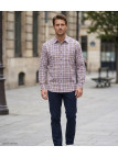 CHALLENGER TINTIN1 - Chemise Flanelle Homme Chaude & Confort