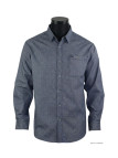 CHALLENGER TRUBLION1 - Chemise Flanelle Grise Homme Premium