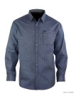 CHALLENGER TRUBLION1 - Chemise Flanelle Grise Homme Premium