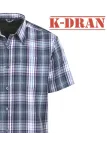 Chemise K-DRAN TABACGT3P - Manches courtes Violette Homme