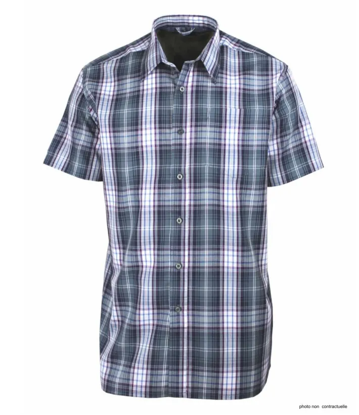 Chemise K-DRAN TABACGT3P - Manches courtes Violette Homme