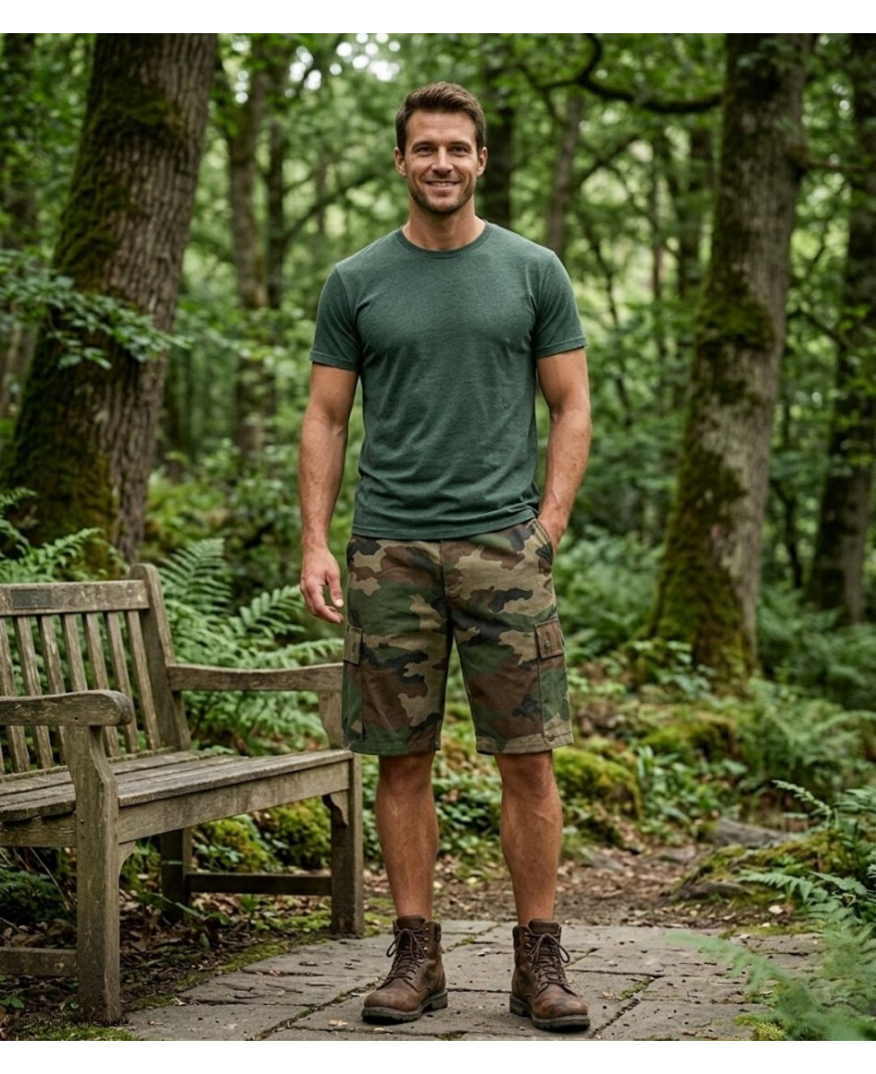 Bermuda Camo LEDERTYS 810394U002 - Taille Élastiquée