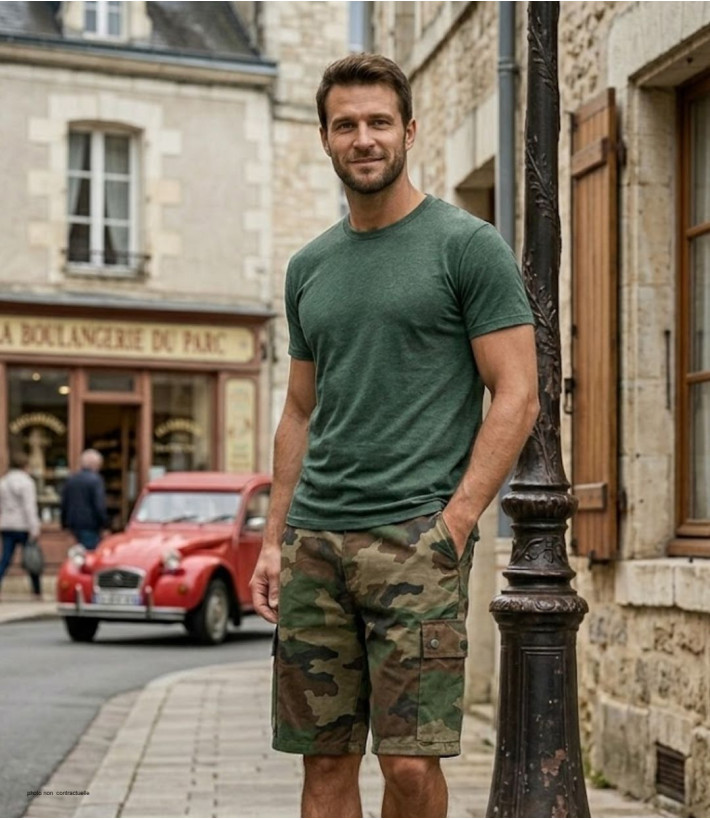 Bermuda Camo LEDERTYS 810394U002 - Taille Élastiquée