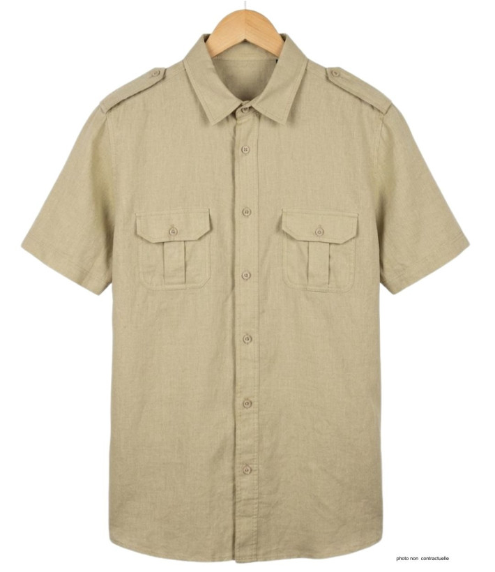 MAYFLOWER MAY DAY : Chemisette beige avec épaulettes