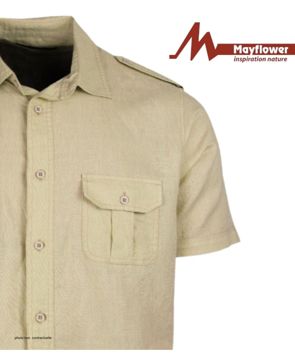 MAYFLOWER MAY DAY : Chemisette beige avec épaulettes
