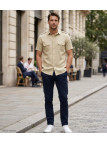 MAYFLOWER MAY DAY : Chemisette beige avec épaulettes