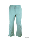 MAYFLOWER Basic Stretch : Pantacourt femme bleu ciel lagon