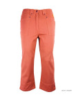 MAYFLOWER Basic Stretch : Pantacourt femme Abricot coton
