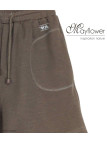 Short sport femme café – Basique, cordon, poches pratiques