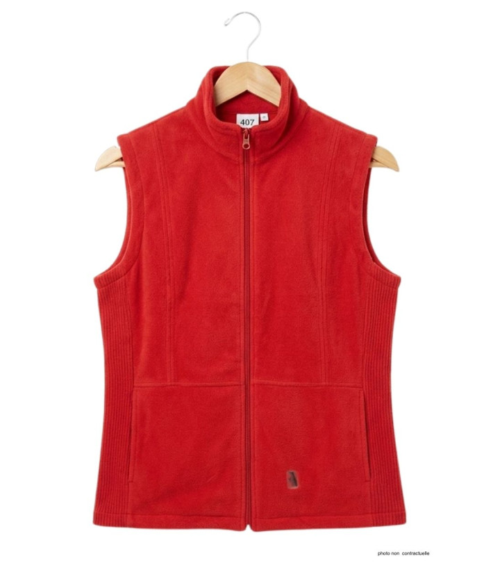 MAYFLOWER 828049U001 - Gilet Sans Manches Femme Rouge Chic