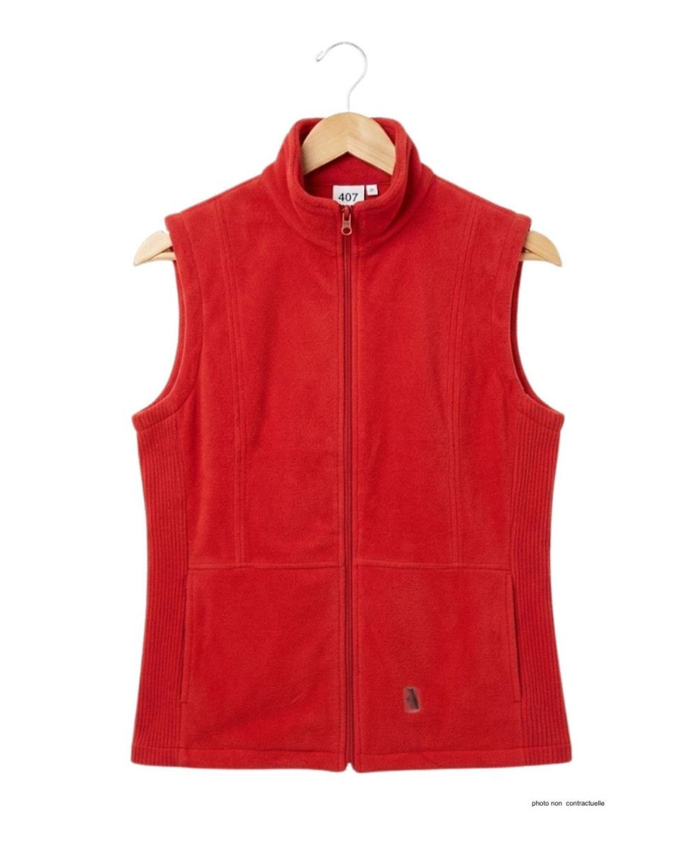 MAYFLOWER 828049U001 - Gilet Sans Manches Femme Rouge Chic
