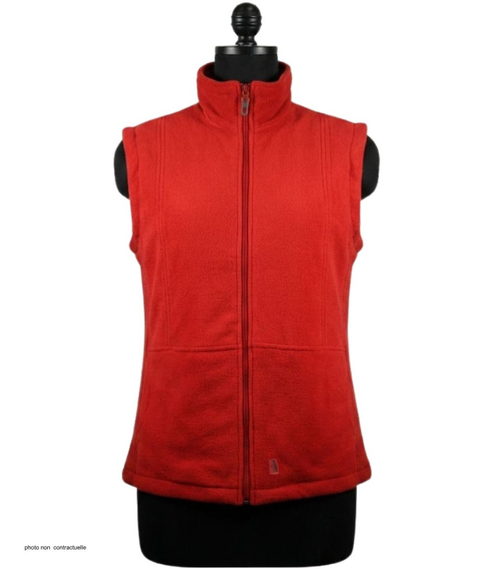 MAYFLOWER 828049U001 - Gilet Sans Manches Femme Rouge Chic