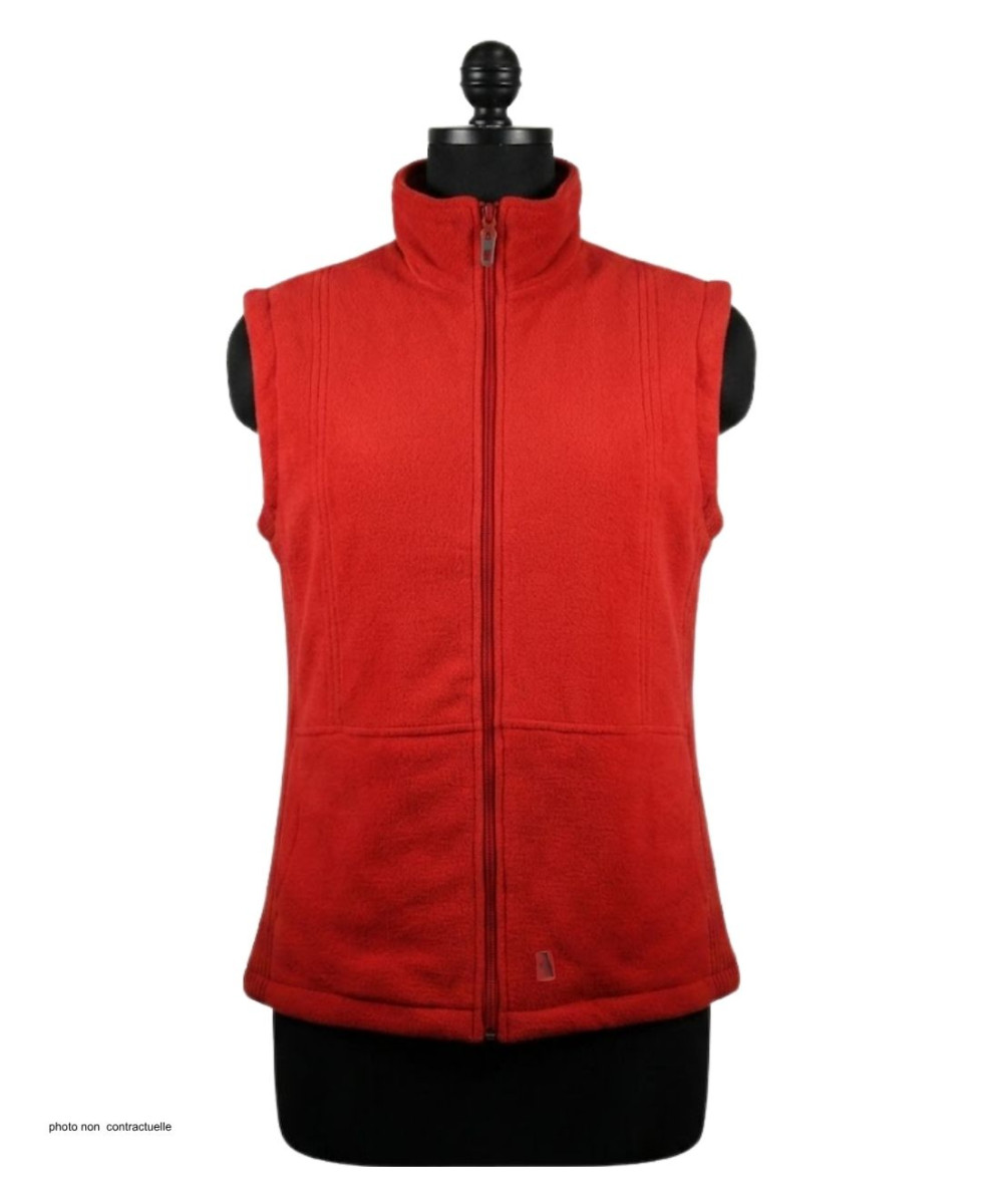 MAYFLOWER 828049U001 - Gilet Sans Manches Femme Rouge Chic