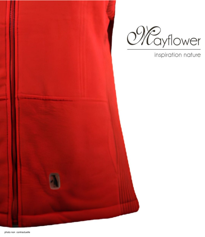 MAYFLOWER 828049U001 - Gilet Sans Manches Femme Rouge Chic