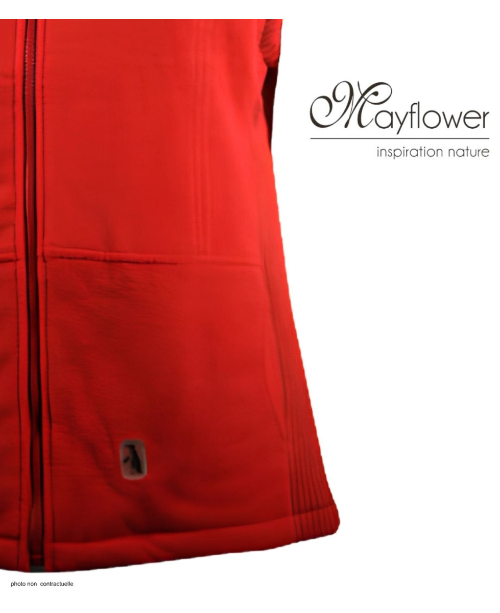 MAYFLOWER 828049U001 - Gilet Sans Manches Femme Rouge Chic