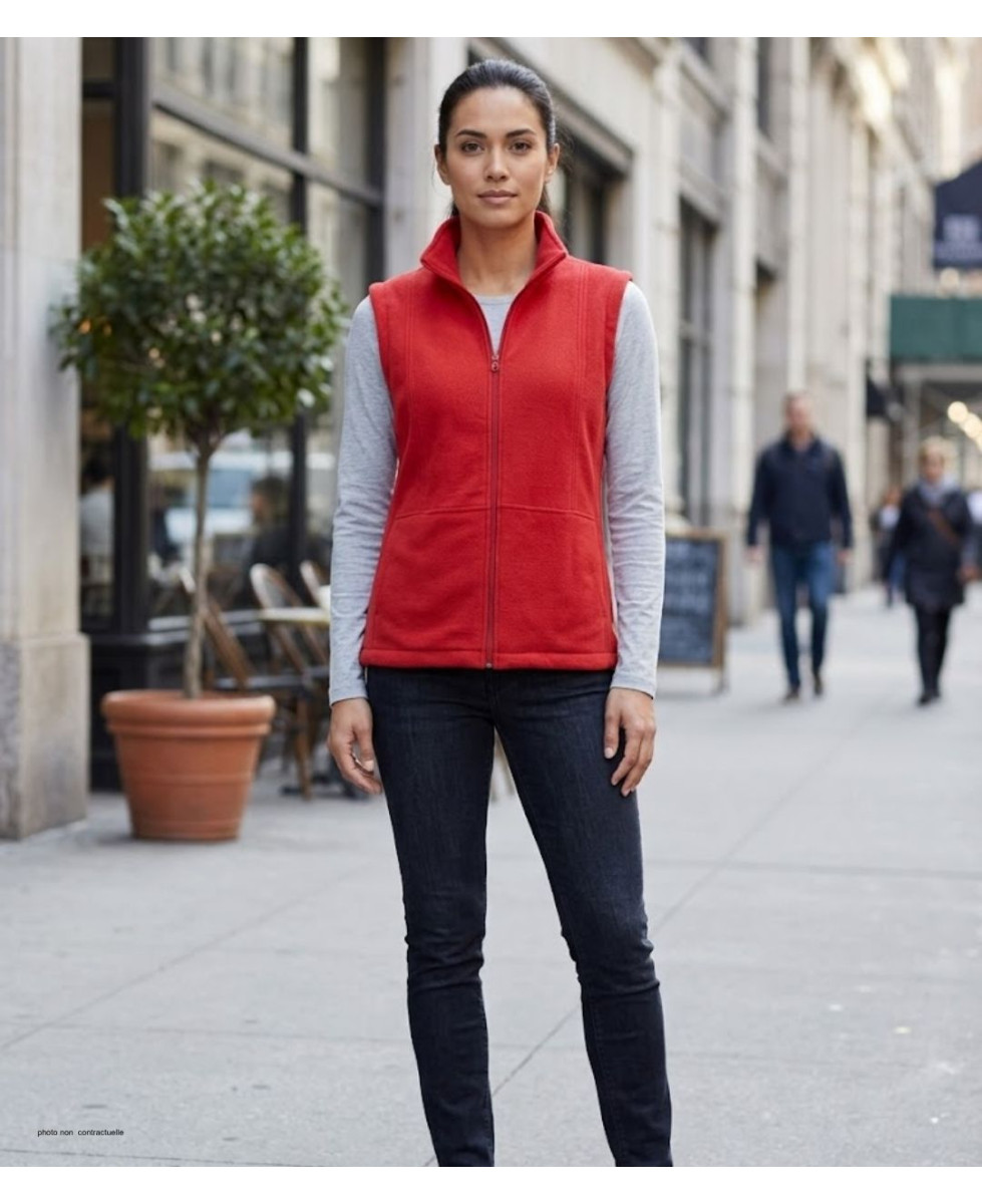 MAYFLOWER 828049U001 - Gilet Sans Manches Femme Rouge Chic