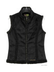MAYFLOWER 828070U001 - Gilet Sans Manches Noir en Suédine
